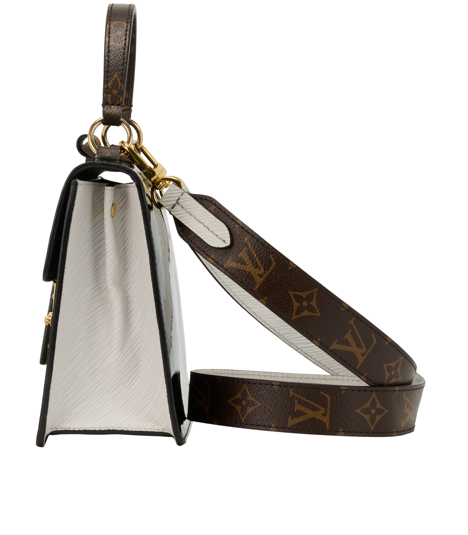 Spring Street NM, &pound;895, Handbags, Black/Brown, Leather, Bottom view